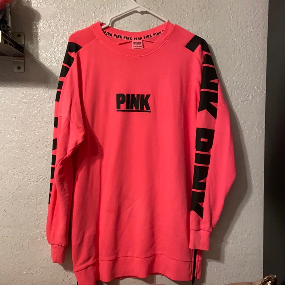 Victoria’s Secret pink crew neck sweatshirt